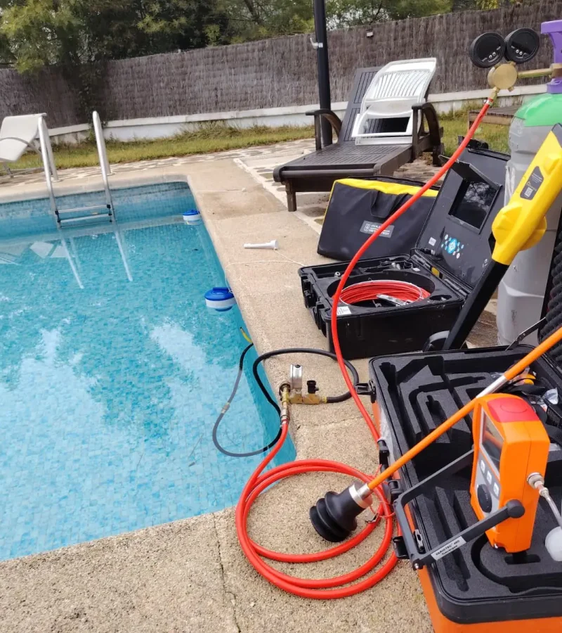 reparación de fugas en piscinas - localización y reparación de fugas en piscinas